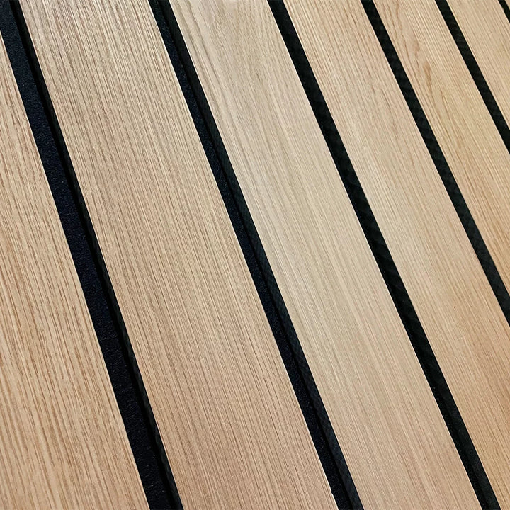 Akoestische wandpanelen breed Rustiek eiken 280cm