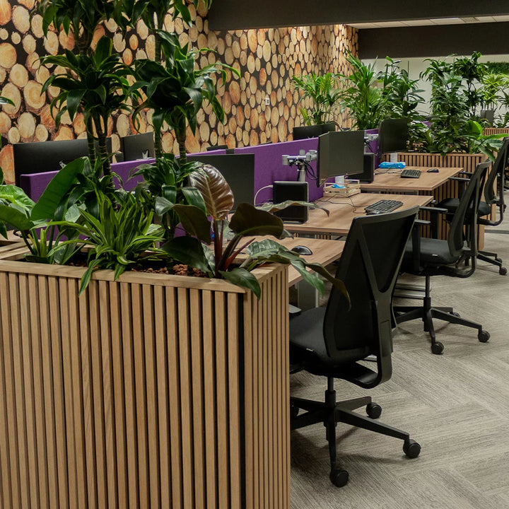 Plantenbak van akupanelen