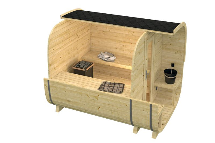 CUBE sauna 280cm – vuren Rovaniemi