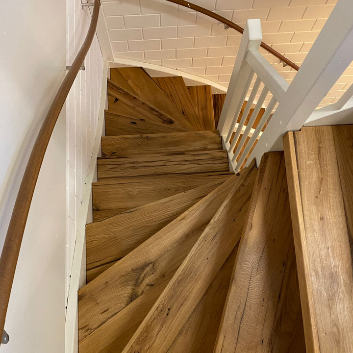 Barnwood robuust overzet treden