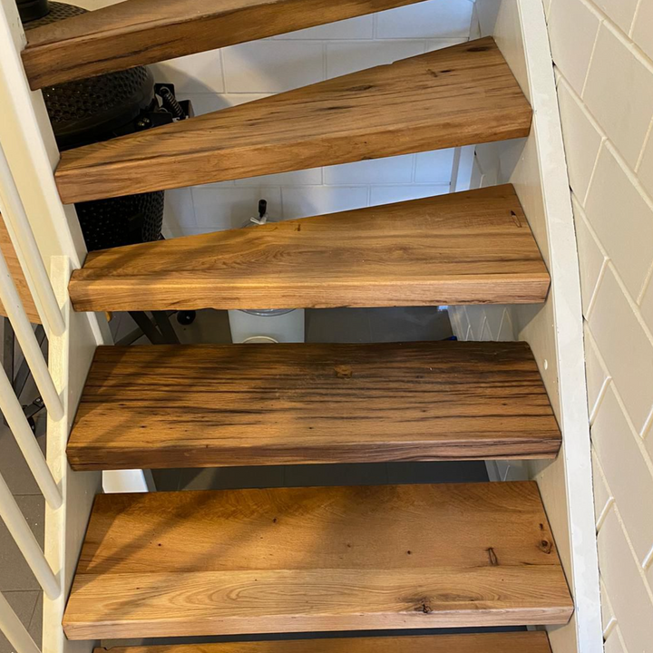 Barnwood robuust overzet treden