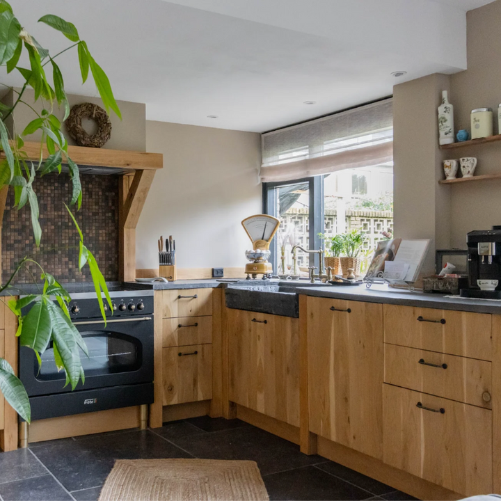 Keuken frontenjes rustiek eiken