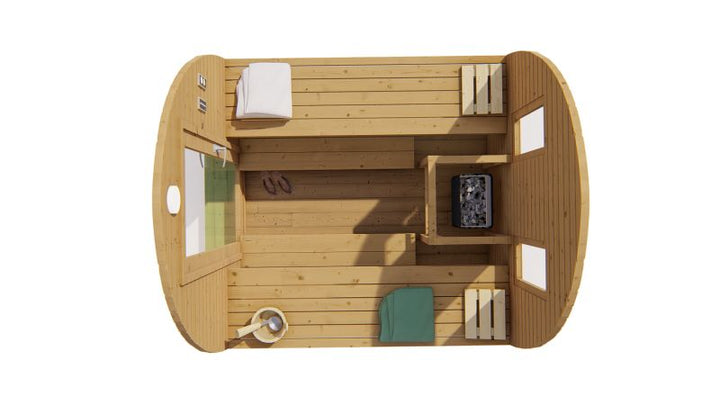POD sauna 260cm - Thermowood