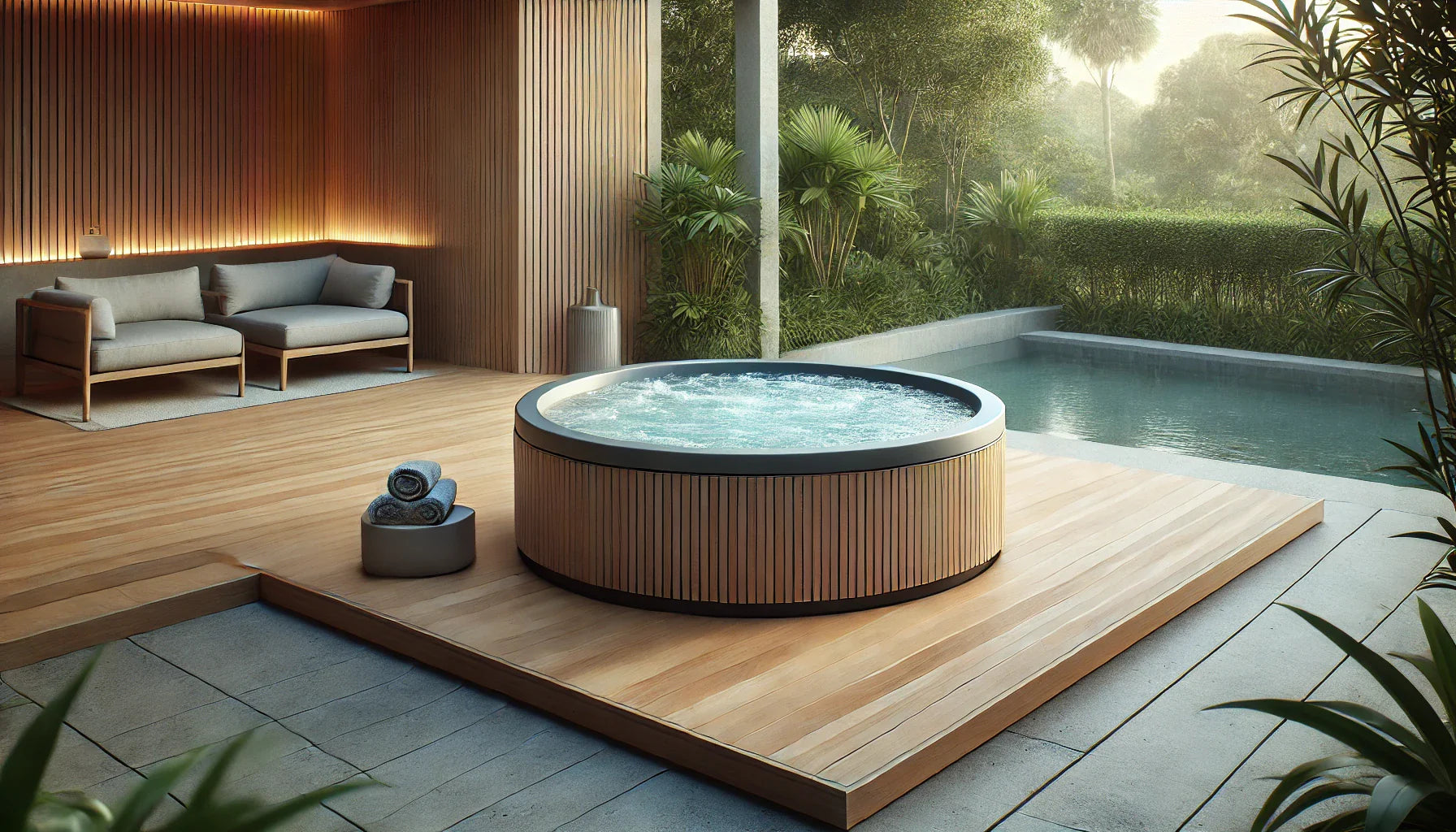 Wat weegt een jacuzzi? Alles over het gewicht van jouw thuisspa