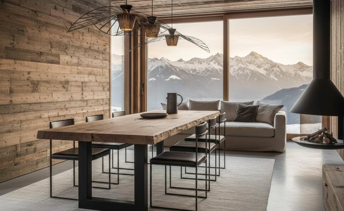 Breng de bergen naar binnen met Alpen geïnspireerd design