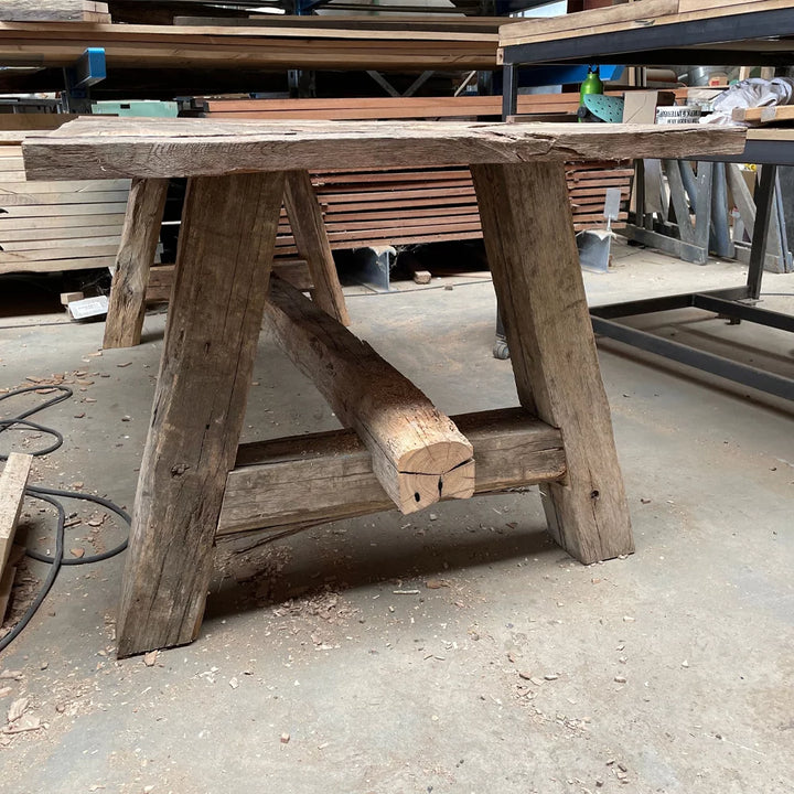 Barnwood eiken kloostertafel