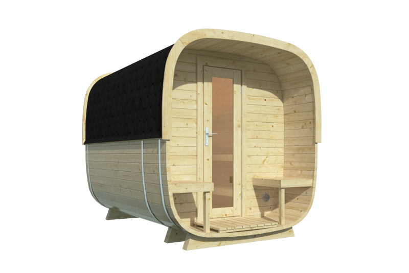CUBE sauna 280cm – vuren Rovaniemi