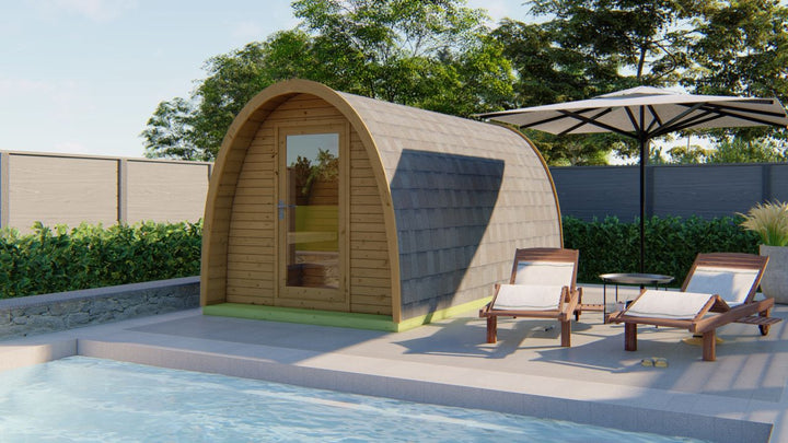 POD sauna 480cm – Thermowood