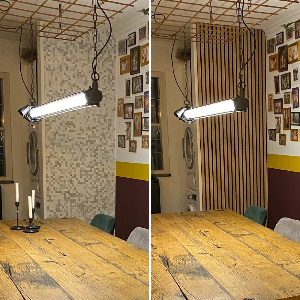 Akoestische wandpanelen rustiek eiken 240cm