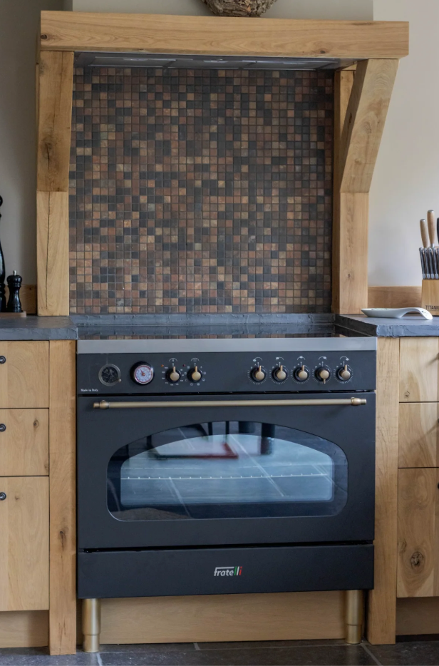 Keuken frontenjes rustiek eiken