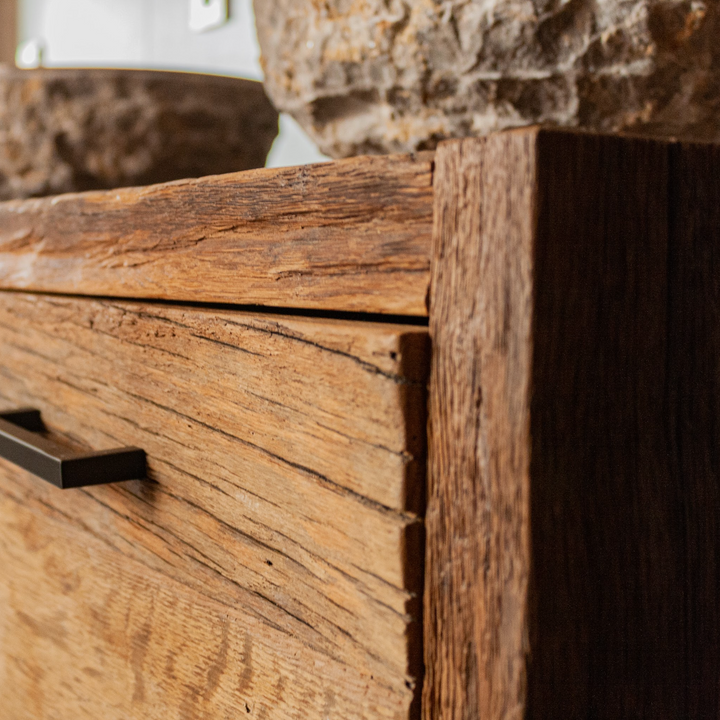 Badkamermeubel barnwood robuust