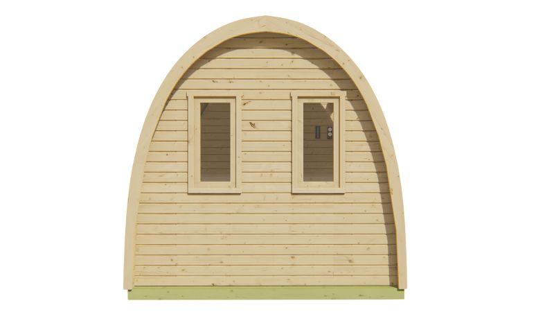 POD sauna 480cm - vuren