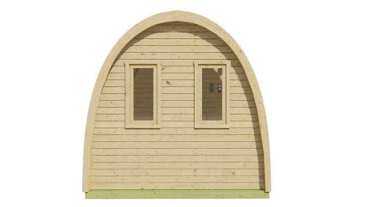 POD sauna 480cm - vuren